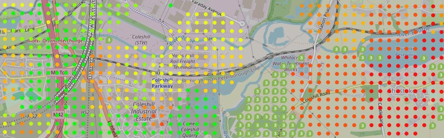 Matrix Coverage Map